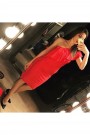 МИНИ РОКЛЯ CARLA ТРИКО ЧЕРВЕН МИНИ РОКЛЯ CARLA ТРИКО ЧЕРВЕН
