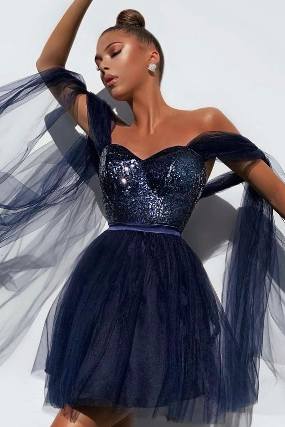 МИНИ СЕТ ТОП С ПОЛА BALLERINA ПАЙЕТИ ТЮЛ ТЪМНО СИН МИНИ СЕТ ТОП С ПОЛА BALLERINA ПАЙЕТИ ТЮЛ ТЪМНО СИН