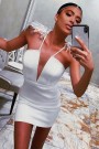 ДЪЛГА РОКЛЯ 3 ЧАСТИ SUSAN ТРИКО ПАЙЕТИ БЯЛ ДЪЛГА РОКЛЯ 3 ЧАСТИ SUSAN ТРИКО ПАЙЕТИ БЯЛ