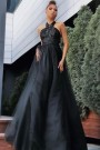 ДЪЛЪГ СЕТ ТОП С ПОЛА ELEANOR ДАНТЕЛА САТЕН ТЮЛ ЧЕРЕН ДЪЛЪГ СЕТ ТОП С ПОЛА ELEANOR ДАНТЕЛА САТЕН ТЮЛ ЧЕРЕН