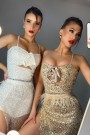 ДЪЛЪГ СЕТ ТОП С ПОЛА LA VIE EN ROSE ПАЙЕТИ САТЕН БЯЛ ДЪЛЪГ СЕТ ТОП С ПОЛА LA VIE EN ROSE ПАЙЕТИ САТЕН БЯЛ