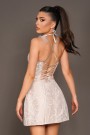 MINI CONJUNTO TOP CON FALDA JEMMA ЕNCAJE BRILLANTE BLANCO CON NUDE MINI CONJUNTO TOP CON FALDA JEMMA ЕNCAJE BRILLANTE BLANCO CON NUDE