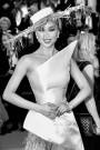 ДЪЛЪГ СЕТ ТОП С ПАНТАЛОН И ШАПКА CANNES ПАЙЕТИ САТЕН РОЗОВО ЗЛАТО