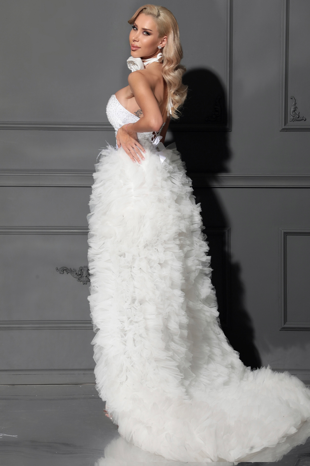 СЕТ RUNAWAY BRIDE ПАЙЕТИ ТЮЛ БЯЛ СЕТ RUNAWAY BRIDE ПАЙЕТИ ТЮЛ БЯЛ