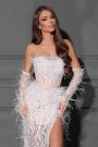 СЕТ FEATHER PRINCESS ДАНТЕЛА ГЛИТЕР ПЕРА БЯЛ С НЮД СЕТ FEATHER PRINCESS ДАНТЕЛА ГЛИТЕР ПЕРА БЯЛ С НЮД