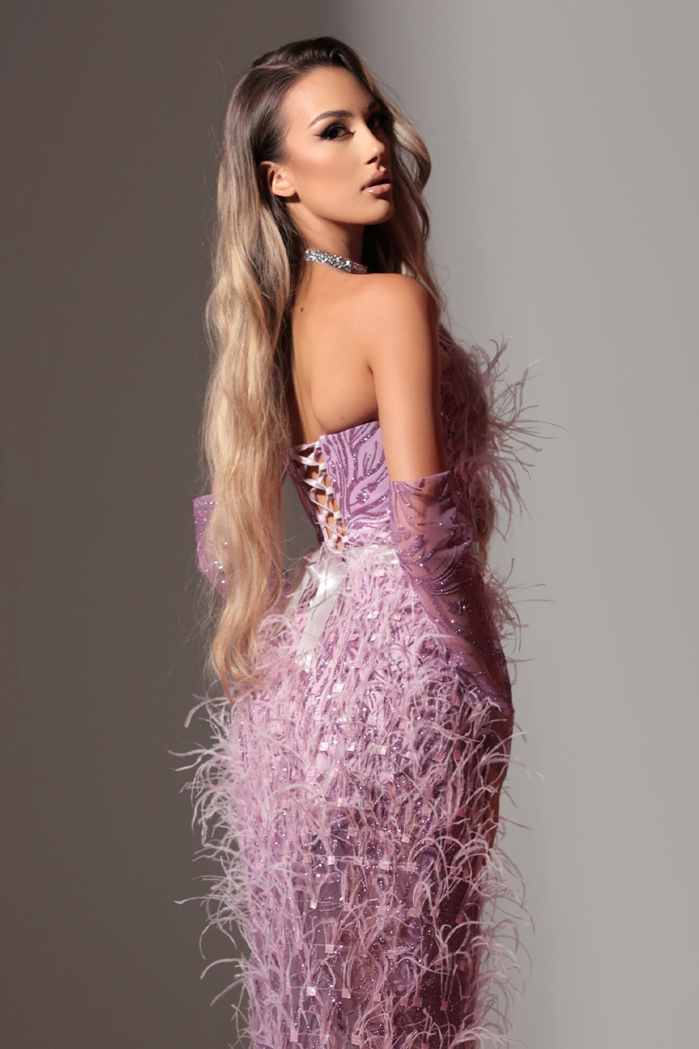 ДЪЛЪГ СЕТ ТОП С ПОЛА FEATHER PRINCESS ДАНТЕЛА ГЛИТЕР ПЕРА ЛАВАНДУЛА ДЪЛЪГ СЕТ ТОП С ПОЛА FEATHER PRINCESS ДАНТЕЛА ГЛИТЕР ПЕРА ЛАВАНДУЛА