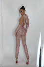МAXI SET TOP CON PANTALONI SWAN PAILLETTES ROSA CIPRIA LILY МAXI SET TOP CON PANTALONI SWAN PAILLETTES ROSA CIPRIA LILY