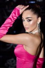 Miss Bulgaria ДЪЛЪГ СЕТ ТОП С ПОЛА САТЕН ПЕРА ЯРКО РОЗОВ Miss Bulgaria ДЪЛЪГ СЕТ ТОП С ПОЛА САТЕН ПЕРА ЯРКО РОЗОВ