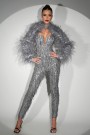 MAXI CROP TOP AND PANTS SET MELISSA SEQUIN SILVER MAXI CROP TOP AND PANTS SET MELISSA SEQUIN SILVER