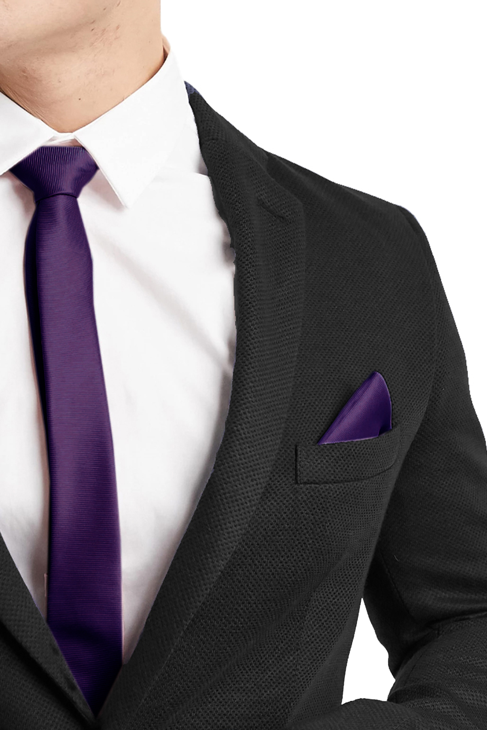 BOUTONNIER SATÍN MORADO OSCURO BOUTONNIER SATÍN MORADO OSCURO