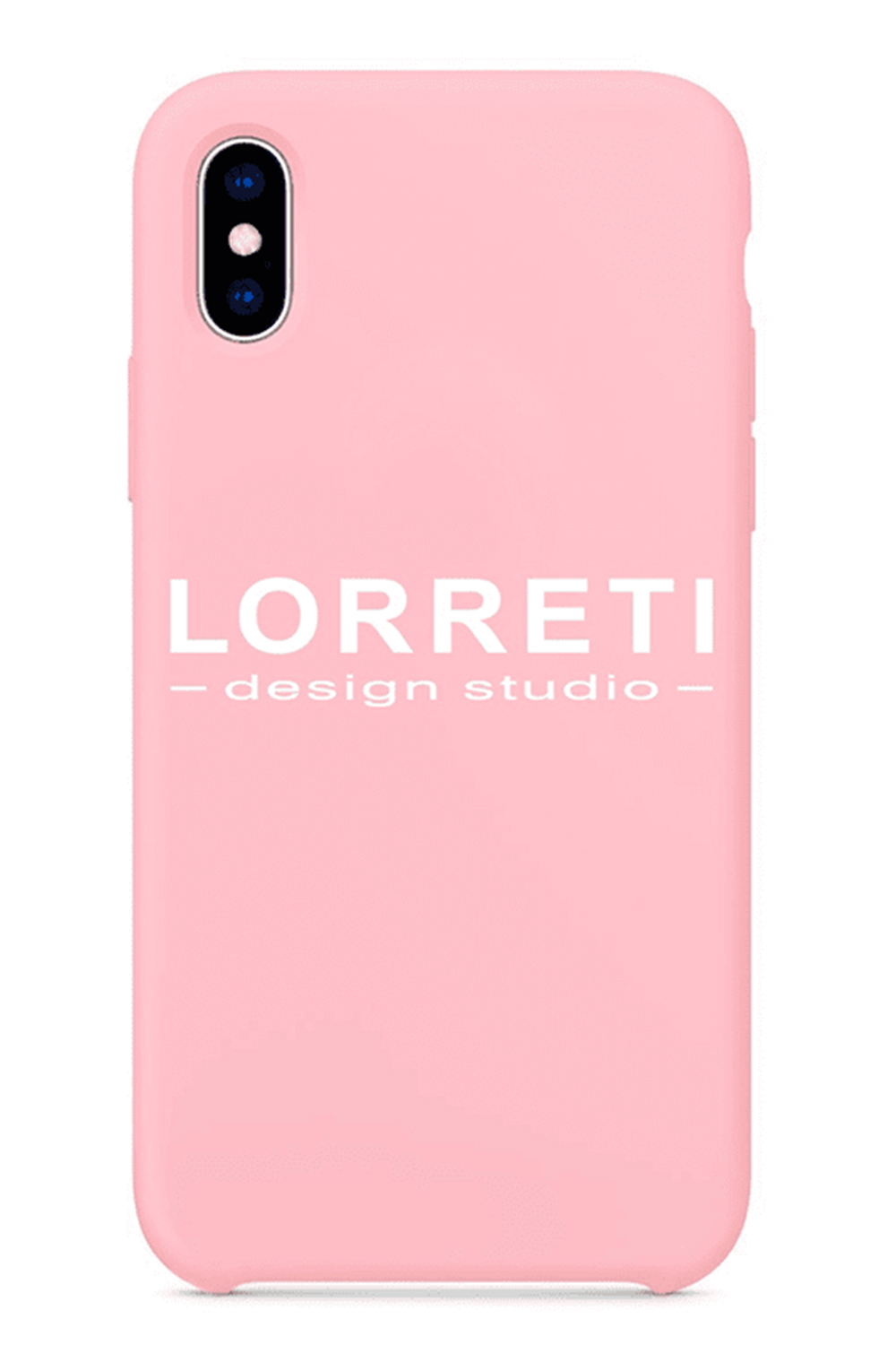Силиконов кейс "LORRETI Logo" цвят розов Силиконов кейс "LORRETI Logo" цвят розов