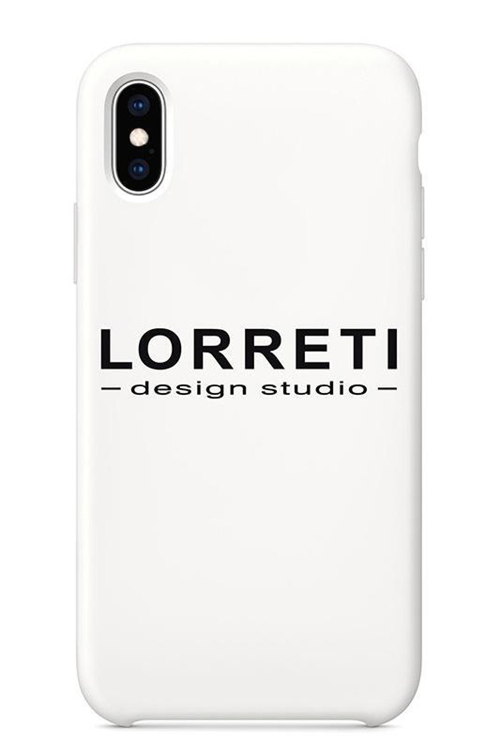 Силиконов кейс "LORRETI Logo" цвят бял Силиконов кейс "LORRETI Logo" цвят бял