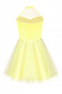 MINI DRESS NAOMI TRICOT TULLE YELLOW MINI DRESS NAOMI TRICOT TULLE YELLOW