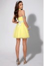 MINI DRESS NAOMI TRICOT TULLE YELLOW MINI DRESS NAOMI TRICOT TULLE YELLOW