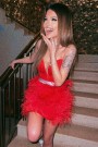 МИНИ РОКЛЯ TINKERBELL ПАЙЕТИ ПЕРА ЧЕРВЕН МИНИ РОКЛЯ TINKERBELL ПАЙЕТИ ПЕРА ЧЕРВЕН