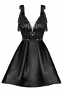 MINI VESTIDO BLAKE ЕNCAJE SATÍN NEGRO MINI VESTIDO BLAKE ЕNCAJE SATÍN NEGRO