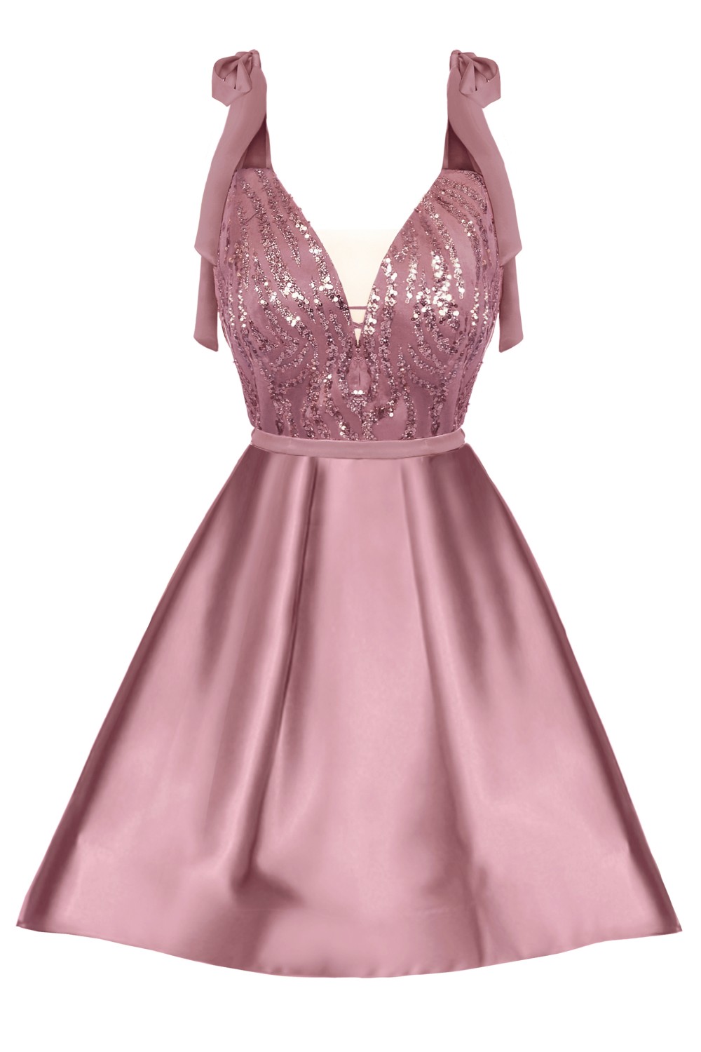 МINI VESTITO BLAKE PIZZO RASO LAVANDA МINI VESTITO BLAKE PIZZO RASO LAVANDA