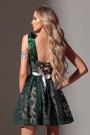 MINI DRESS MILA LACE DARK GREEN