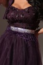 MINI DRESS MARY LACE TULLE DARK PURPLE MINI DRESS MARY LACE TULLE DARK PURPLE