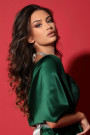 МИНИ СЕТ ТОП С ПОЛА SANDRINA ДАНТЕЛА ГЛИТЕР САТЕН ТЪМНО ЗЕЛЕН МИНИ СЕТ ТОП С ПОЛА SANDRINA ДАНТЕЛА ГЛИТЕР САТЕН ТЪМНО ЗЕЛЕН
