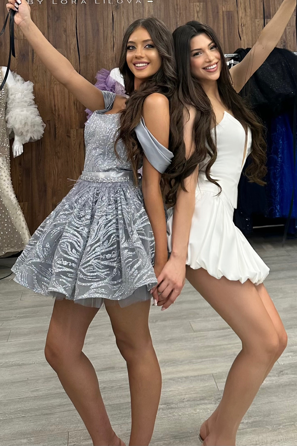 MINI CONJUNTO TOP CON FALDA LEANNE SATÍN BLANCO MINI CONJUNTO TOP CON FALDA LEANNE SATÍN BLANCO