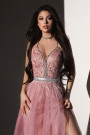 МAXI SET TOP CON GONNA CANDICE PIZZO GLITTERATO STRASS BROCCATO DI TULLEROSA CIPRIA МAXI SET TOP CON GONNA CANDICE PIZZO GLITTERATO STRASS BROCCATO DI TULLEROSA CIPRIA